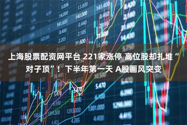 上海股票配资网平台 221家涨停 高位股却扎堆“对子顶”!下半年第一天 A股画风突变